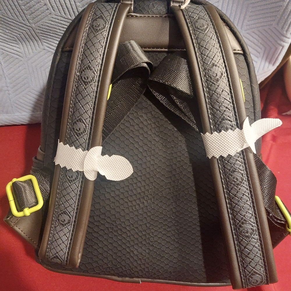Loungefly How to Train Your Dragon Toothless Textured Mini Backpack - Picture 7 of 9